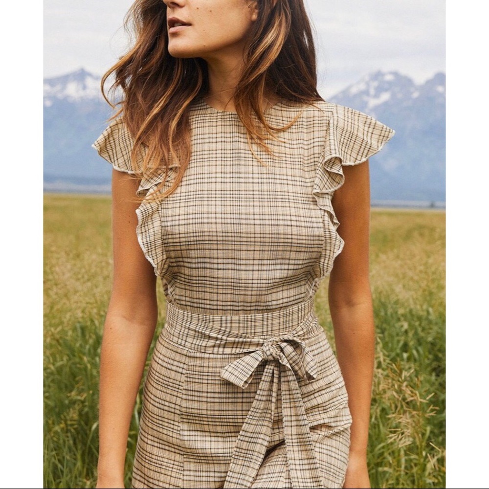 Christy Dawn Quinn Dress in Terra Plaid